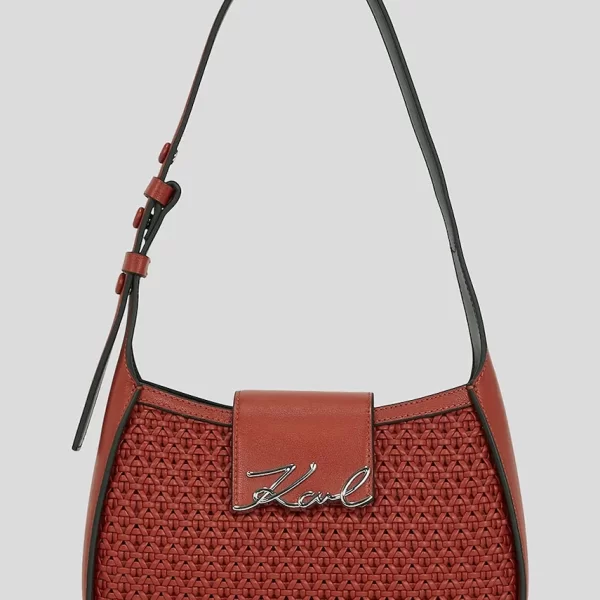 Δερμάτινη τσάντα Karl Lagerfeld K/SIGNATURE