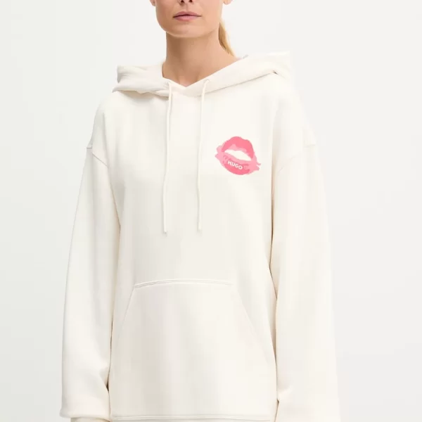 Βαμβακερή μπλούζα HUGO Bashinah