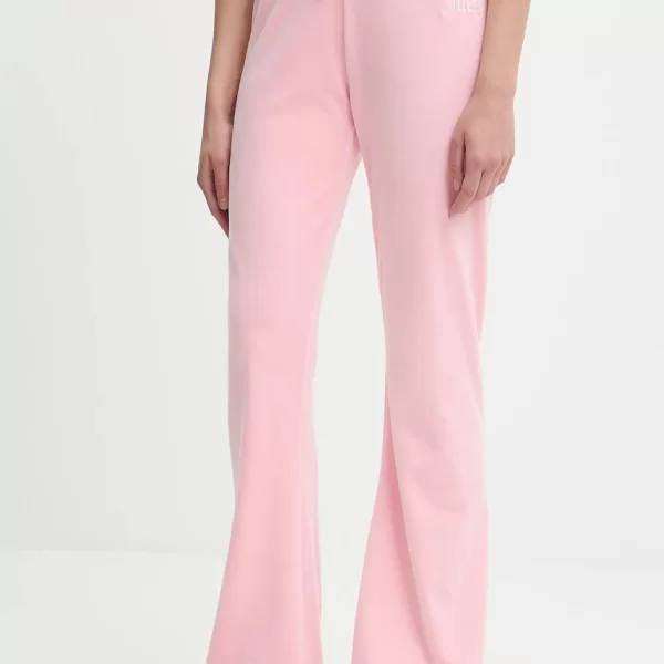 Juicy Couture Βελούδινο παντελόνι φόρμας Juicy Couture CHRISTINE STRIPE LOW RISE