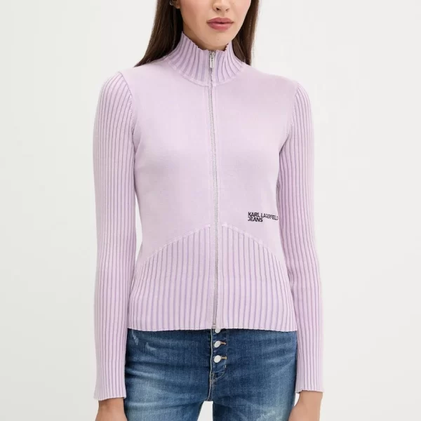 Βαμβακερή ζακέτα Karl Lagerfeld Jeans