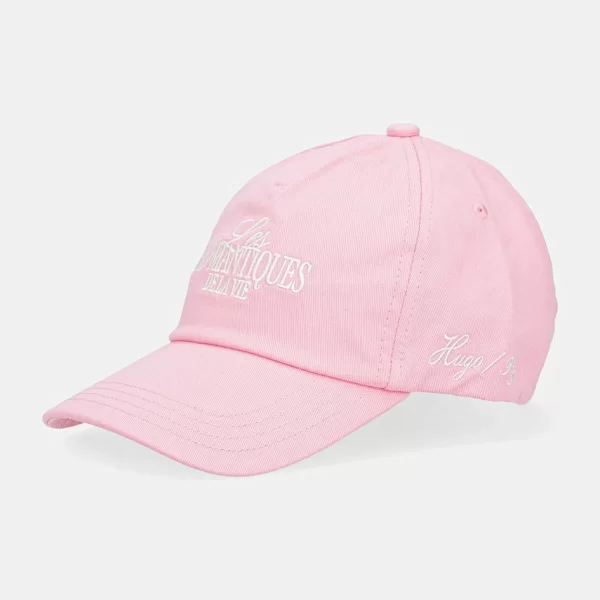 Βαμβακερό καπέλο του μπέιζμπολ HUGO Bashinah