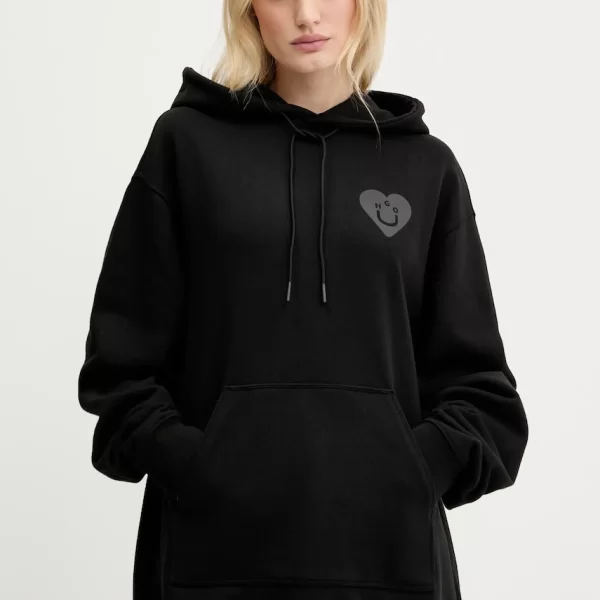 Βαμβακερή μπλούζα Hugo Blue Bashinah