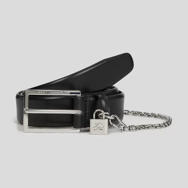 Δερμάτινη ζώνη Karl Lagerfeld K/AUTOGRAPH