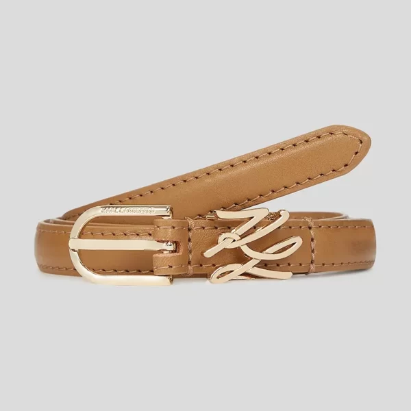 Δερμάτινη ζώνη Karl Lagerfeld K/AUTOGRAPH