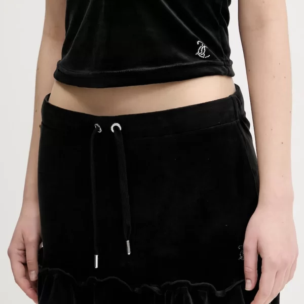 Βελούδινη φούστα Juicy Couture RUFFLE