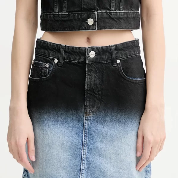 Βαμβακερή τζιν φούστα Moschino Jeans