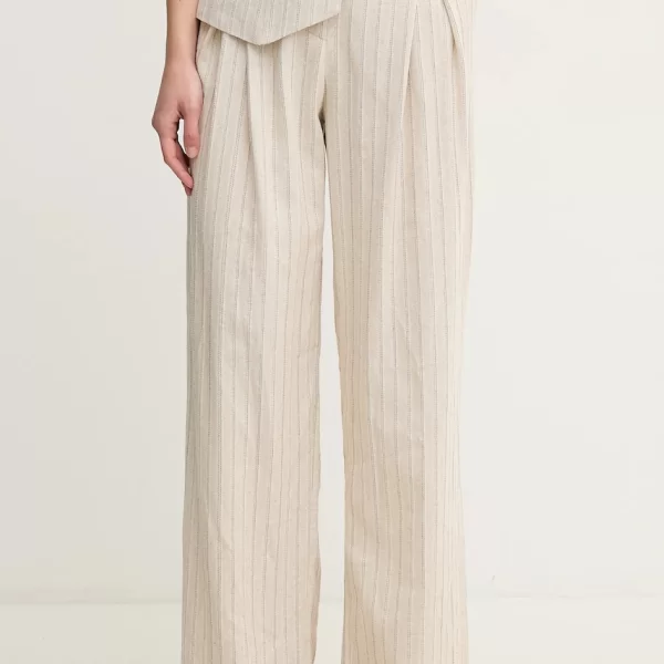 Παντελόνι με λινό μείγμα Hoss Intropia