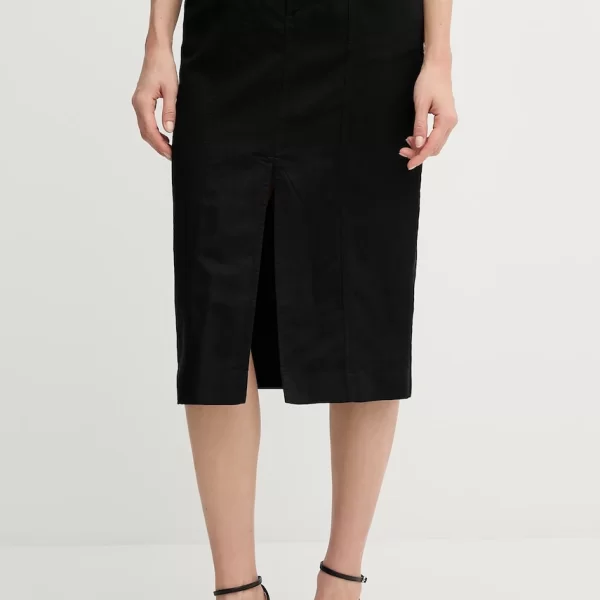 Φούστα από λινό μείγμα Calvin Klein Jeans