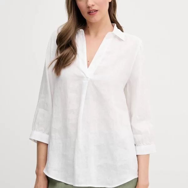 OUÍ Λευκή μπλούζα OUI