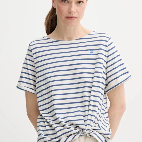 G-Star Βαμβακερό μπλουζάκι G-Star