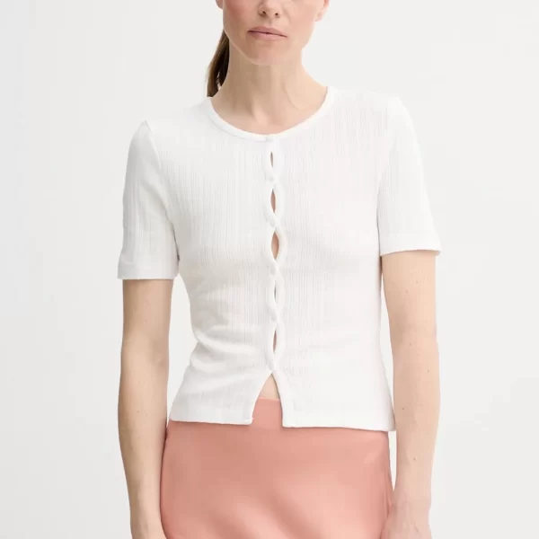 Samsoe Samsoe Βαμβακερό μπλουζάκι Samsoe Samsoe SAJUNI