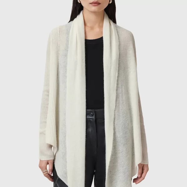 Ζακέτα από μίγμα μαλλιού AllSaints HARPER