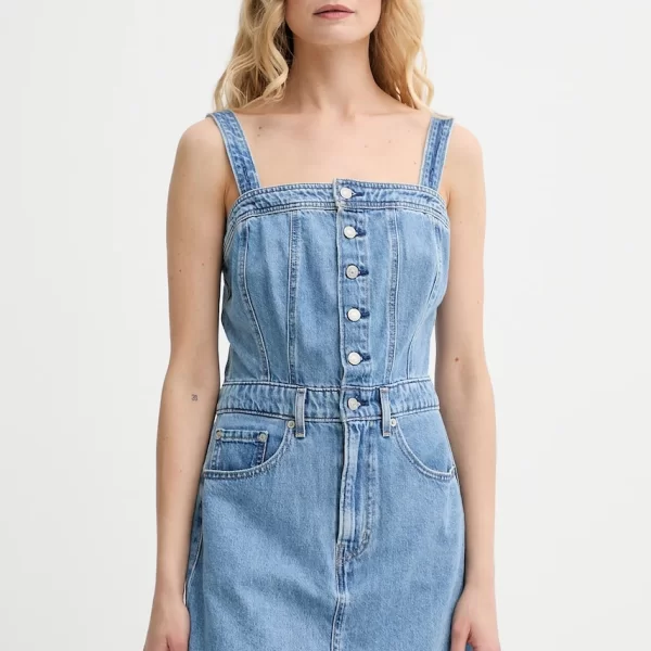 Φόρεμα Levi's ICONIC BUTTON THRU DRESS