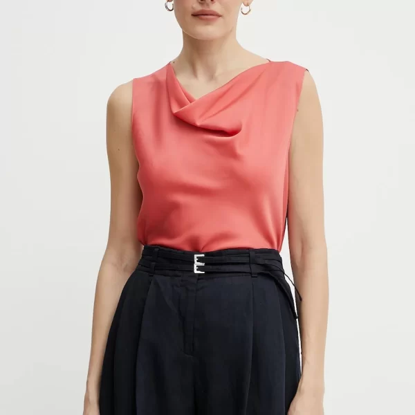 Boss Μεταξωτή μπλούζα BOSS