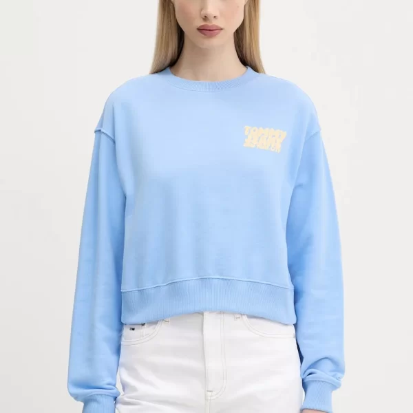 Βαμβακερή μπλούζα Tommy Jeans