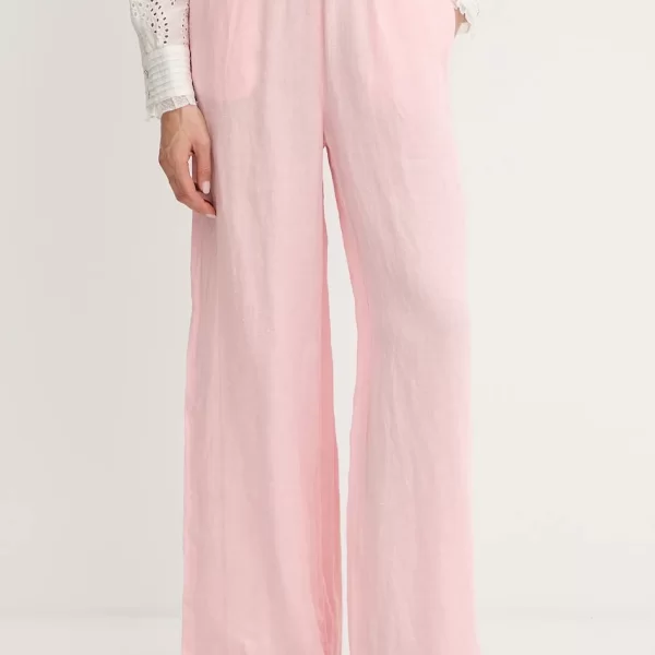 Λινό παντελόνι MAX&Co.