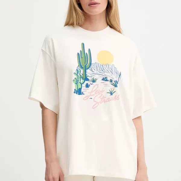 Βαμβακερό μπλουζάκι Levi's GRAPHIC SHORT STACK TEE