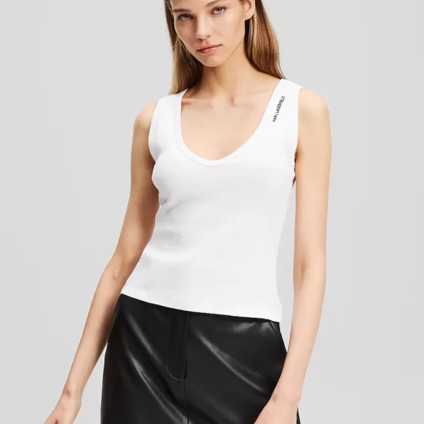 Βαμβακερό τοπ Karl Lagerfeld