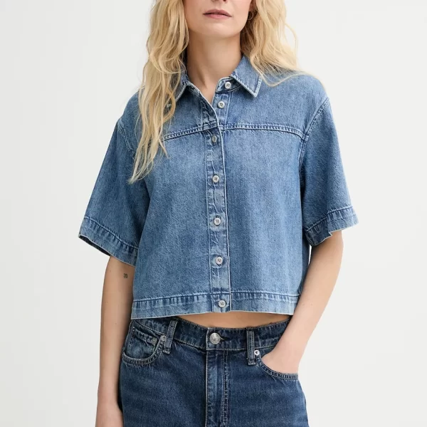 RAG & BONE Τζιν πουκάμισο Rag & Bone