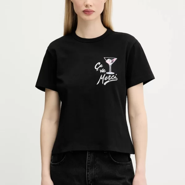 Βαμβακερό μπλουζάκι HUGO San Jared-C