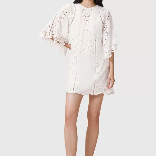 Βαμβακερό φόρεμα AllSaints LUCI