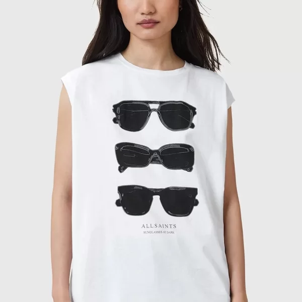 AllSaints Βαμβακερό τοπ AllSaints SUNNIES