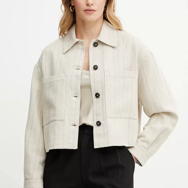 MAX&Co. Πουκάμισο-πανωφόρι από λινό ύφασμα MAX&Co.