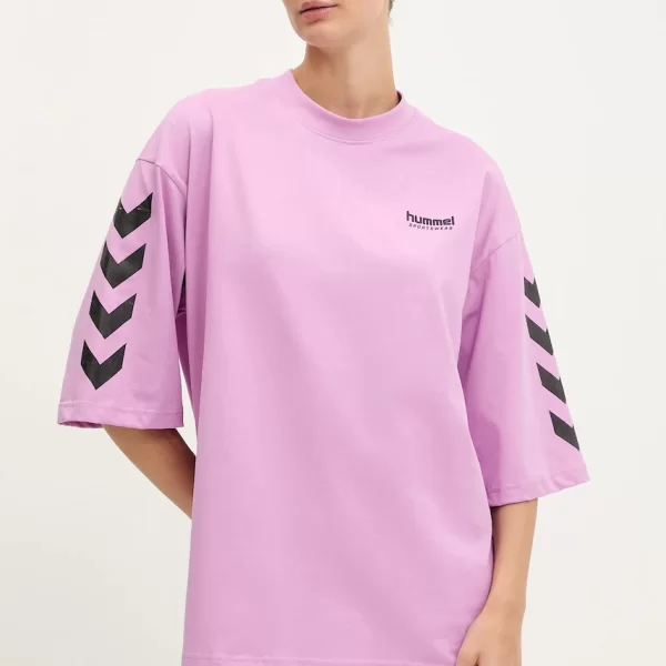 Βαμβακερό μπλουζάκι Hummel