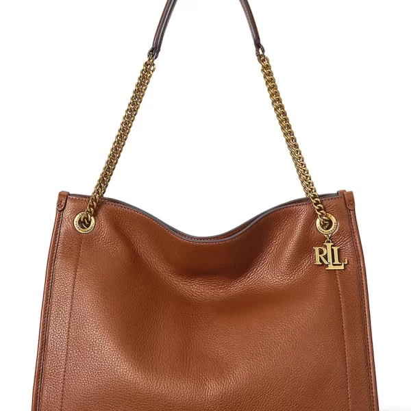 Δερμάτινη τσάντα Lauren Ralph Lauren