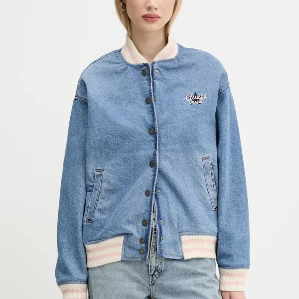 guess jeans Τζιν μπουφάν bomber Guess Jeans