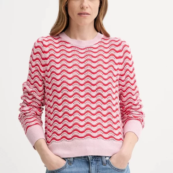 Βαμβακερό πουλόβερ Levi's FLORENCE PNTLLE SWEATER