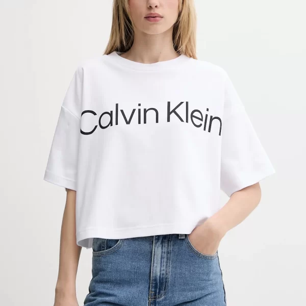 Βαμβακερό μπλουζάκι Calvin Klein