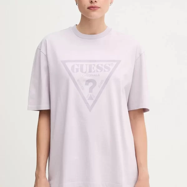 Βαμβακερό μπλουζάκι Guess Originals