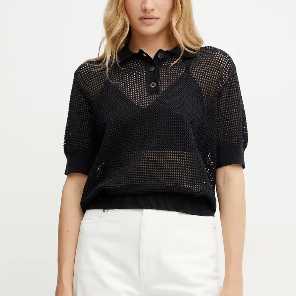 IVY & OAK Βαμβακερό μπλουζάκι πόλο Ivy Oak FLO