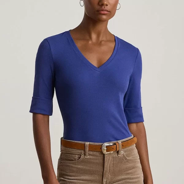 LAUREN RALPH LAUREN Βαμβακερό μπλουζάκι Lauren Ralph Lauren