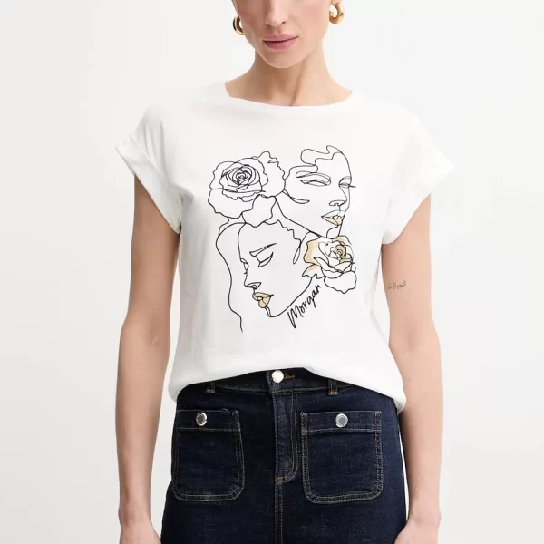 MORGAN Μπλουζάκι Morgan DBELA