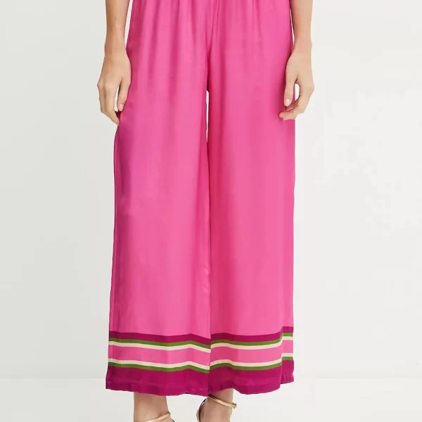 Μεταξωτό παντελόνι Luisa Spagnoli