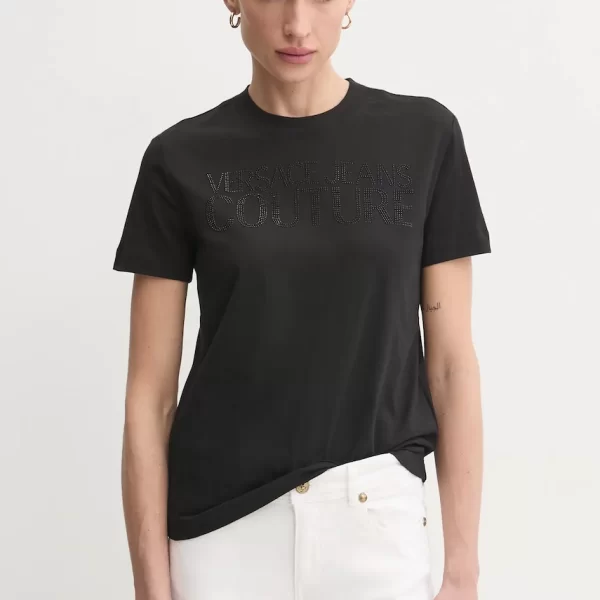 Βαμβακερό μπλουζάκι Versace Jeans Couture