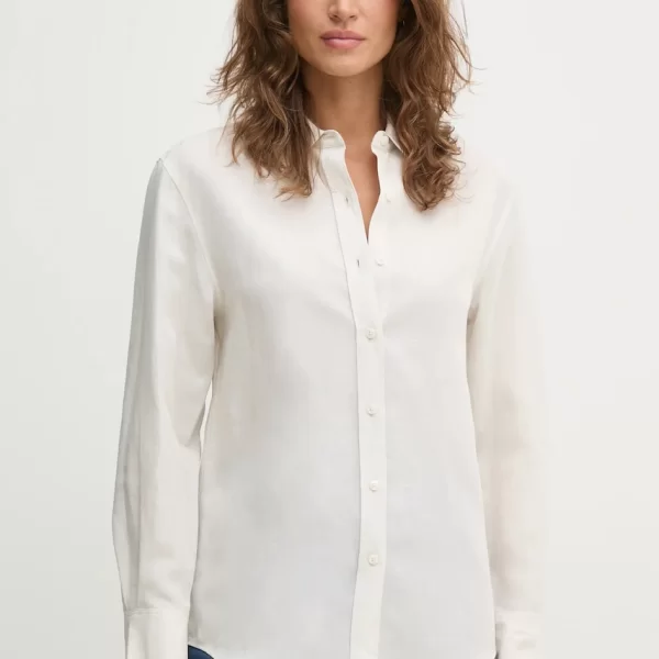 Πουκάμισο με μείγμα από λινό Calvin Klein