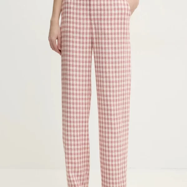 Παντελόνι με λινό μείγμα Moschino Jeans