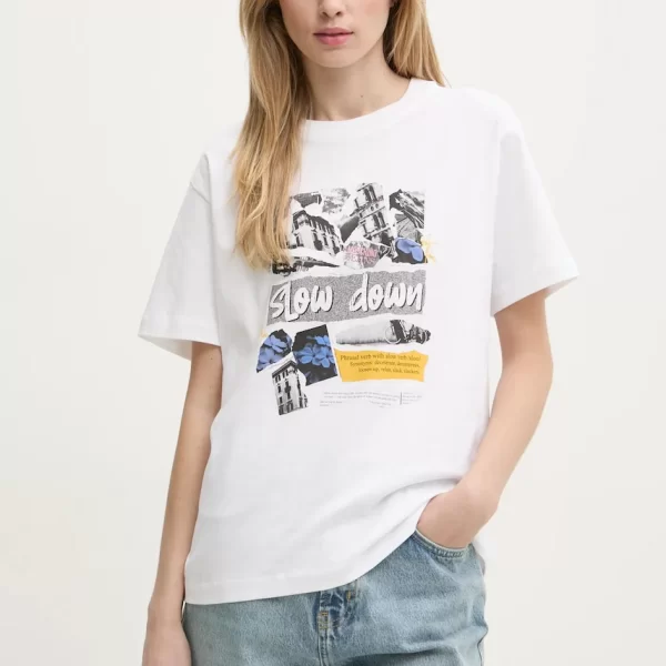 Βαμβακερό μπλουζάκι Moschino Jeans