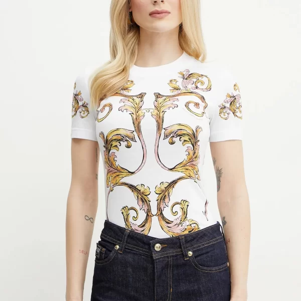 Βαμβακερό μπλουζάκι Versace Jeans Couture