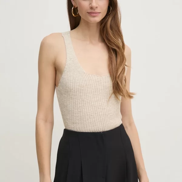 Τοπ από λινό μείγμα Twinset