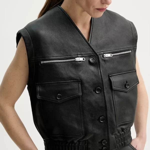 Δερμάτινο γιλέκο Bally