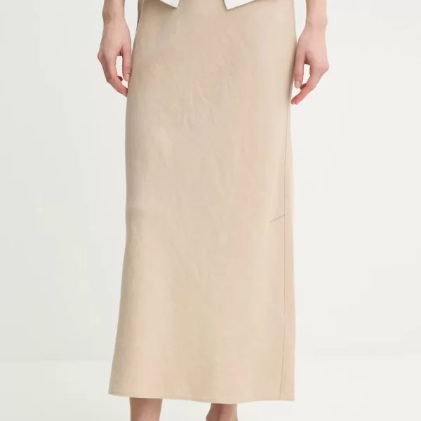 Λινή φούστα Samsoe Samsoe SAAGNETA