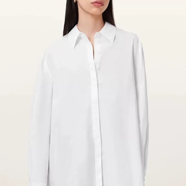 Βαμβακερό φόρεμα AllSaints ALBER