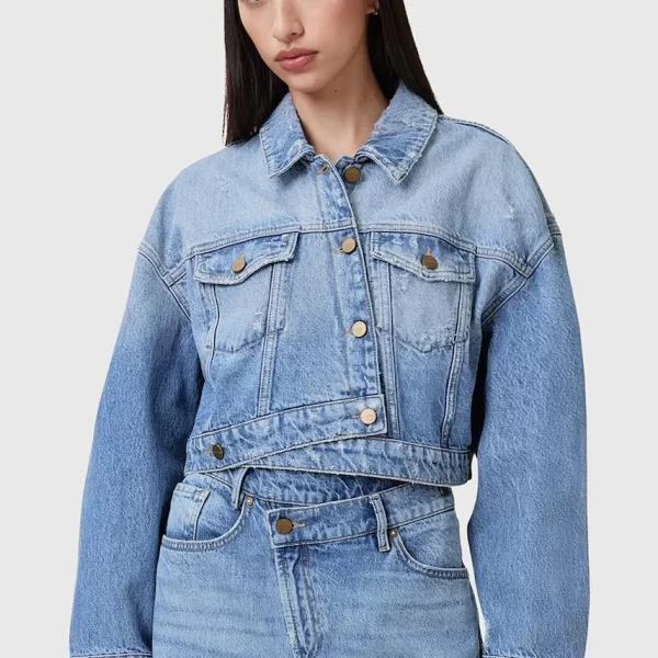 Τζιν μπουφάν AllSaints AKI CROSSOVER