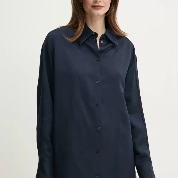 Boss Πουκάμισο με μείγμα από λινό BOSS