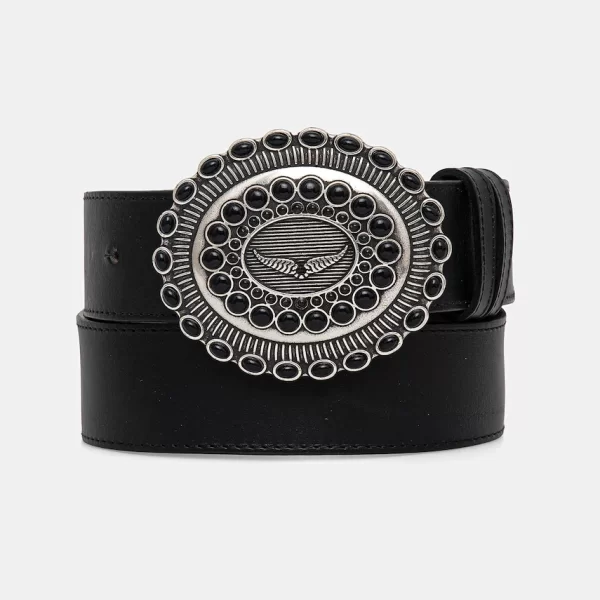 Zadig & Voltaire Δερμάτινη ζώνη ZADIG&VOLTAIRE