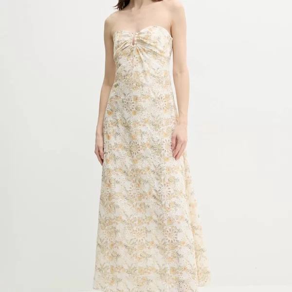 Βαμβακερό φόρεμα Bardot LORA